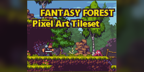 Fantasy Forest - Pixel Art Tileset by aamatniekss