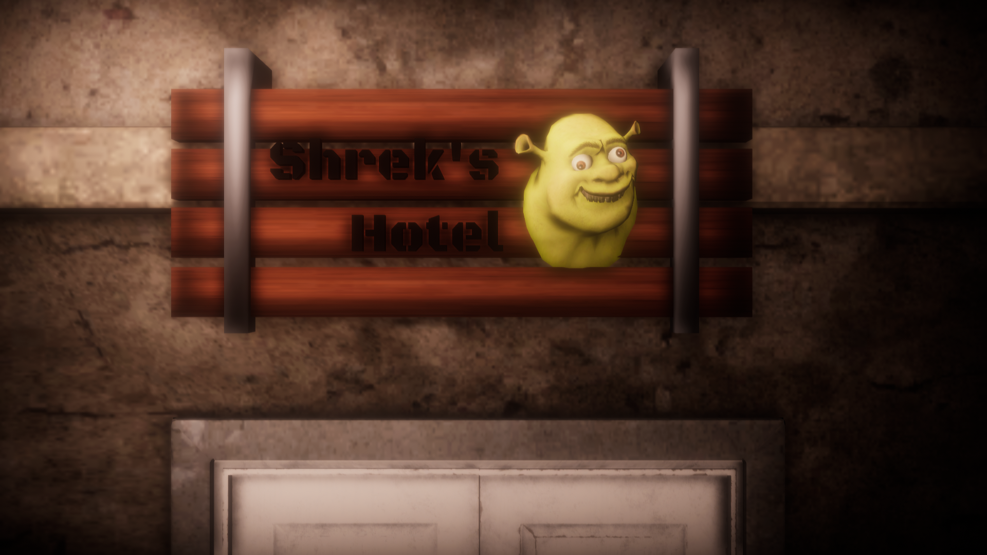 Игру 5 ночей в отеле шрека. 5 Nights at Shrek's Hotel. Отель Шрека игра. Пять ночей в отеле Шрека. Шрек отель 2.