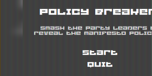 Cover image for Policy Breaker!