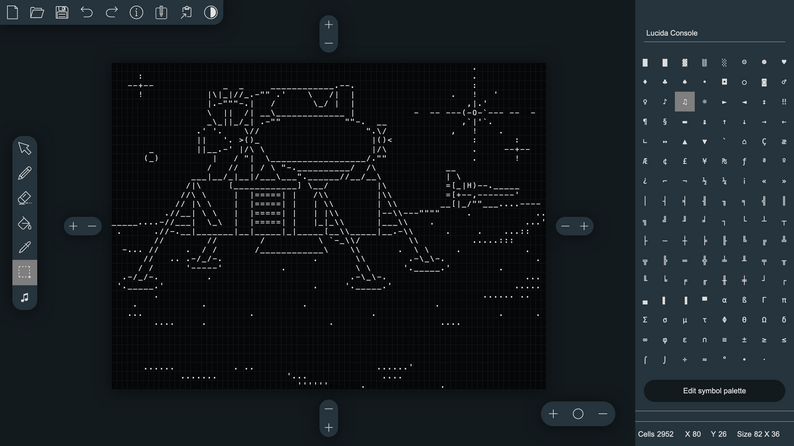 ASCII Art Paint by Kirill Live