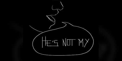 Cover image for he's not my