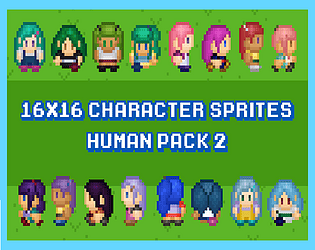 Games Like 16x16 Character Sprites Human Pack 1 Itch Io