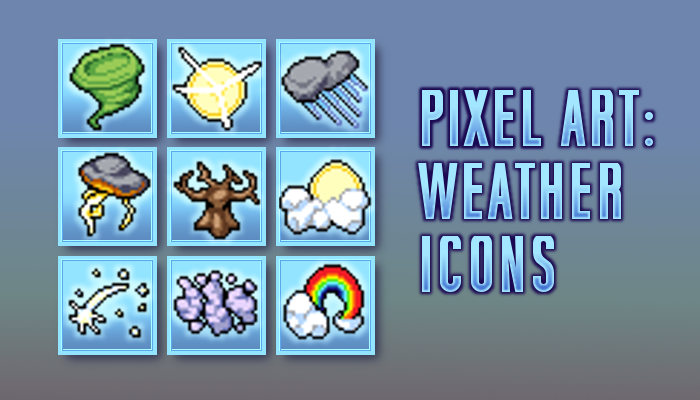 Pixel Icons - Weather