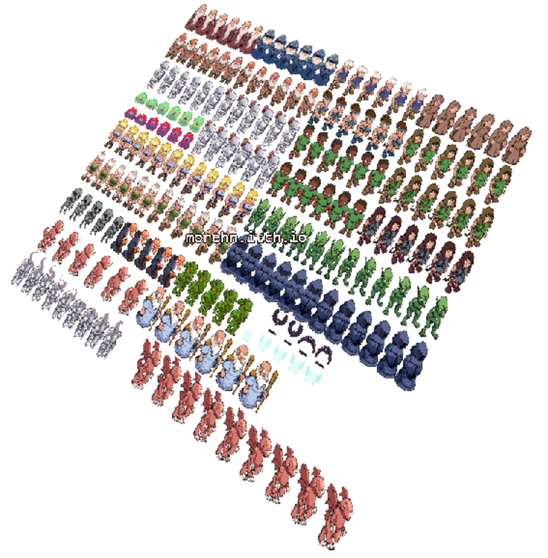 Rpg Character Sprites by morehn