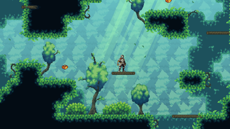 Fantasy Forest 2D Tileset Pixel Art by SerOleg