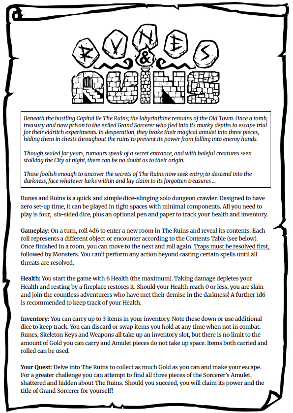 Screenshot 2 for Runes and Ruins