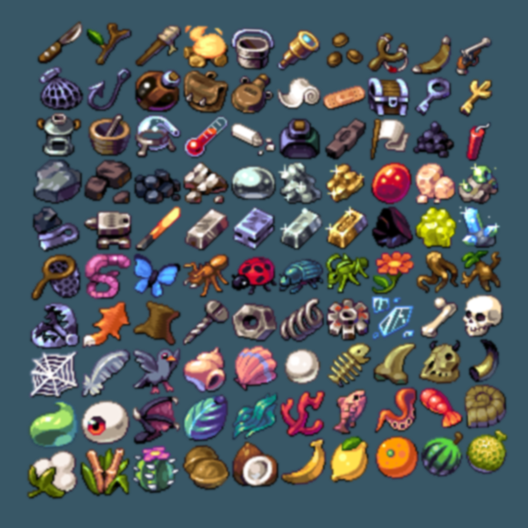 Fantasy 32x32 Icons Pixel Art Collection 