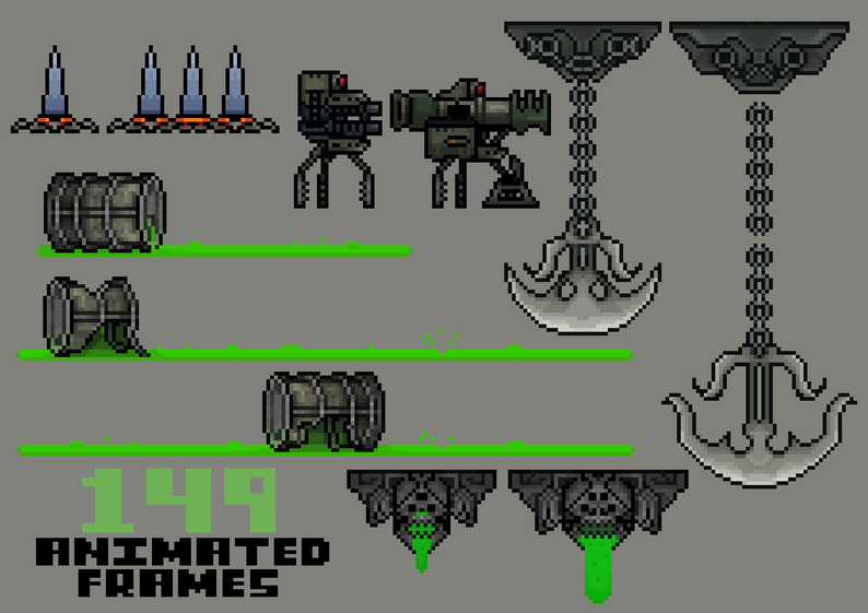 Death Traps - Fully Animated Asset Pack by Death trap
