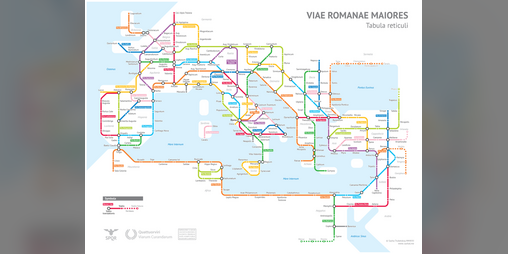 Cover image for Roman Roads Subway Map