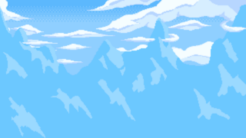 Parallax Background - Plains - Pixel Art by kiddolink