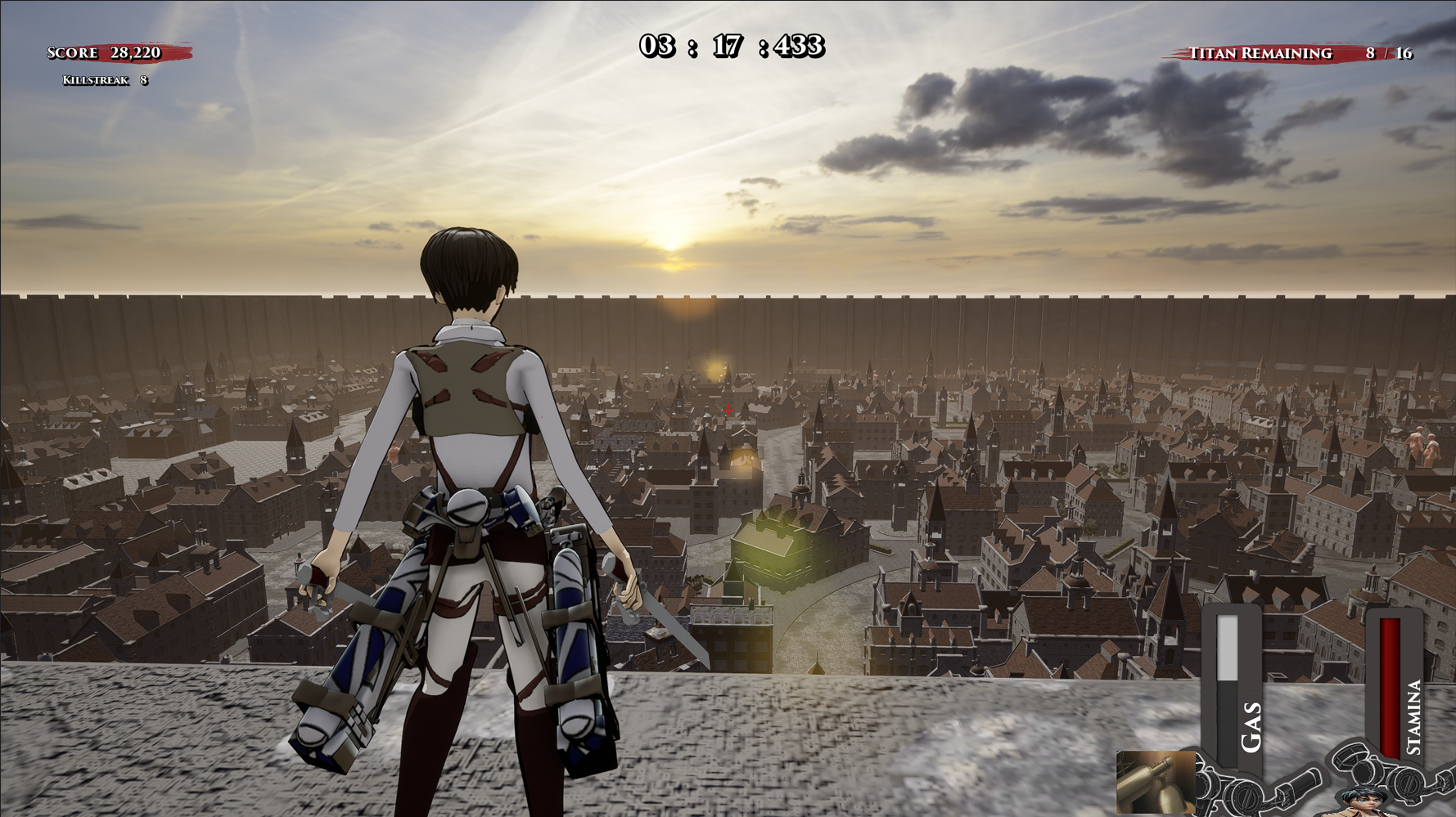 ATTACK ON TITAN TRIBUTE GAME ANDROID GAMEPLAY 