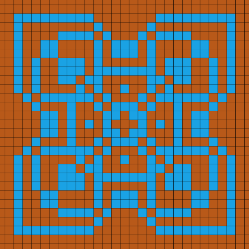 Orange & Blue Puzzle Game by Alexis