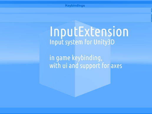 InputExtension - Unity3d in-game remapable input system