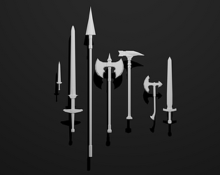 ArtStation - Free CC0 Melee Weapon Sprites Pack