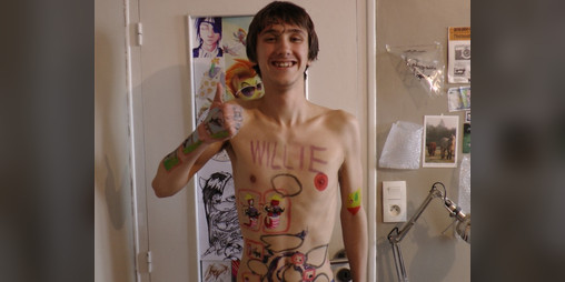 Cover image for Willie's Adventure: a bodypainted comic.