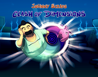 Cover image for Johnny Scraps: Clash of Dimensions
