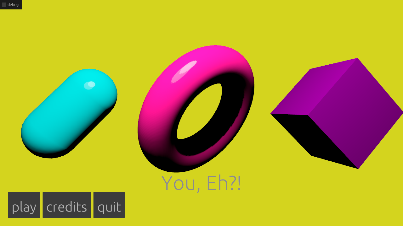 Screenshot from the game "You, eh?".