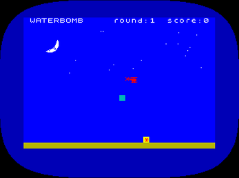 Waterbomb with the red firefighter helicopter -ZX Spectrum-