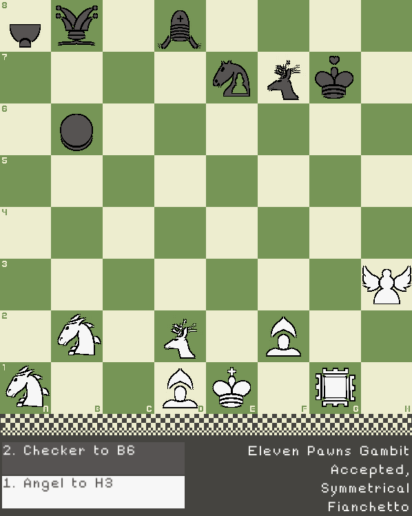 Final chess board