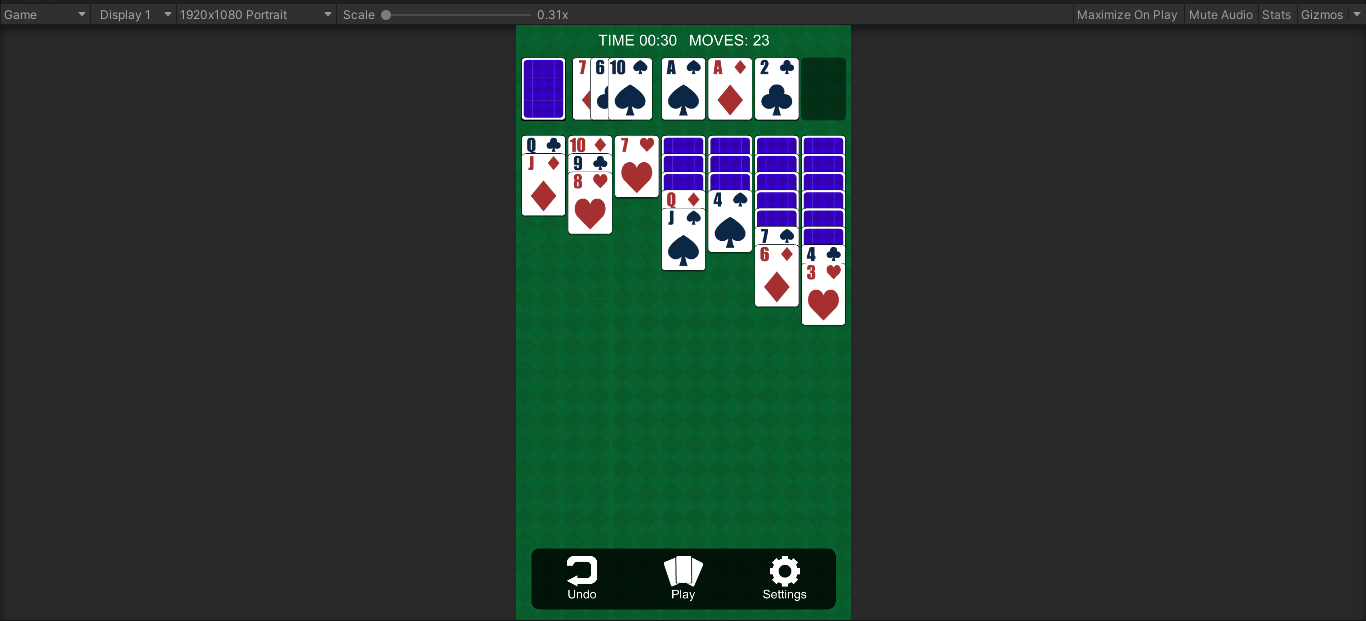 Simple Solitaire Template Unity 2D by natomarcacini