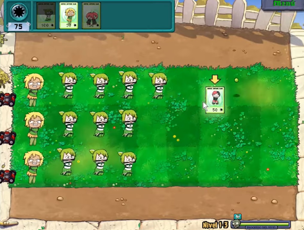 Waifus vs Zombies (plants vs zombies mod) by Oncensored