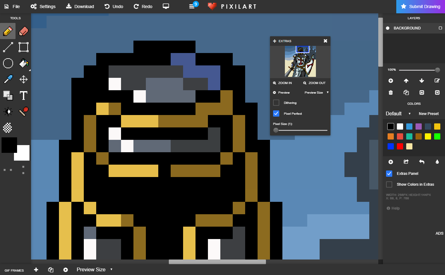 Editing Just shapes and beats fanart - Free online pixel art drawing tool -  Pixilart