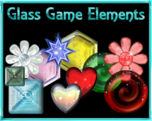 GRAPHICS: Glass Game Elements by Evolutionary Games
