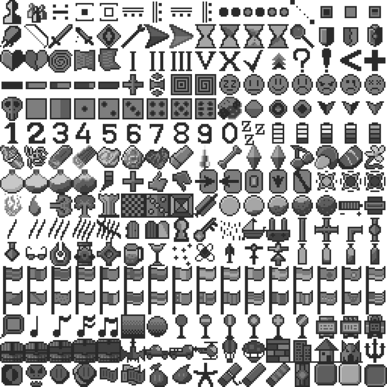 16x16 PixelArt 256 Icons Endorth By Endorth 16x16-pixelart-256-icons-endorth-by-endorth