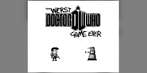 Cover image for Teh Werst Docter Who Gaem Eveer