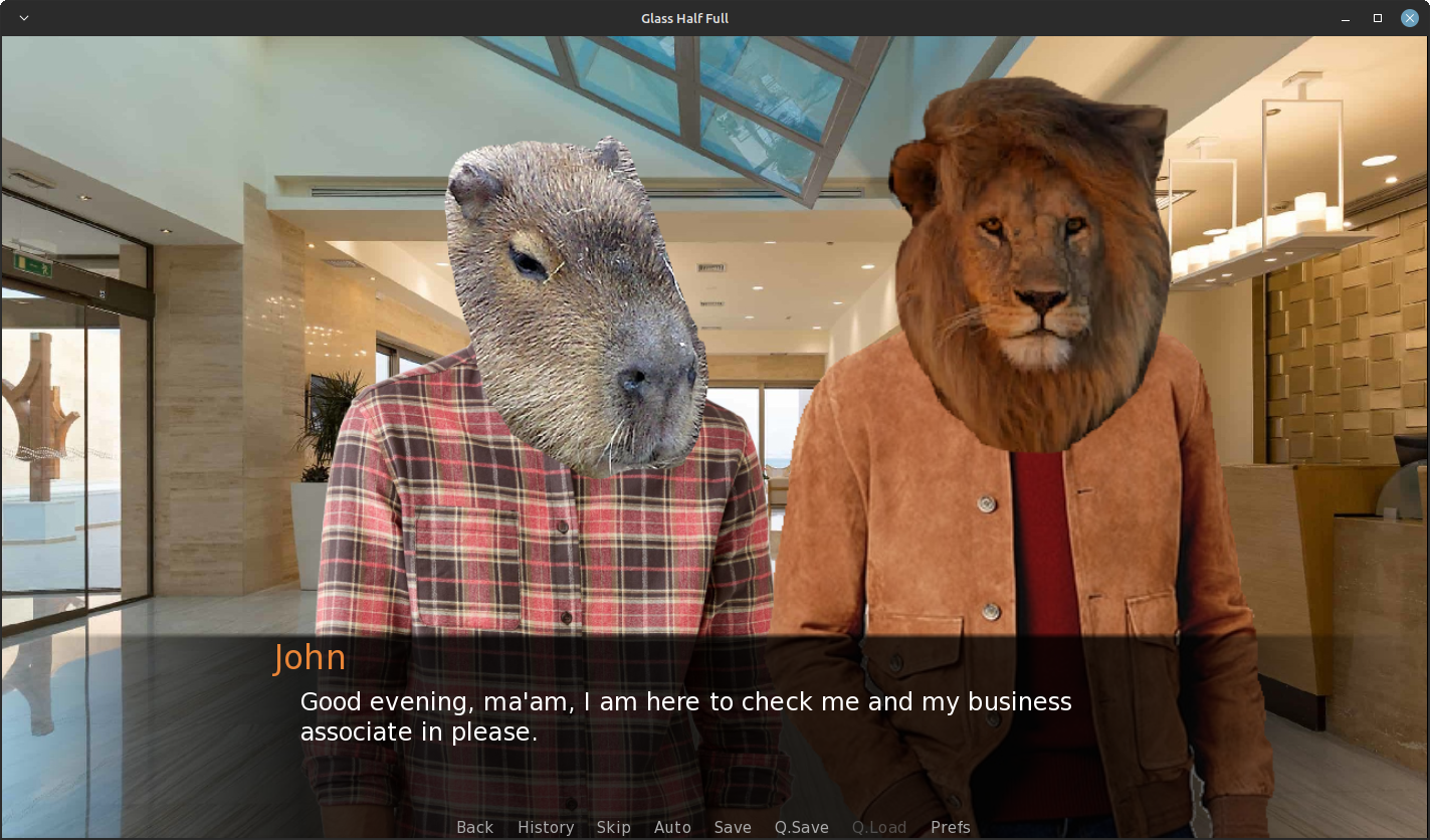 Glass Half Full by Raccoon Formality