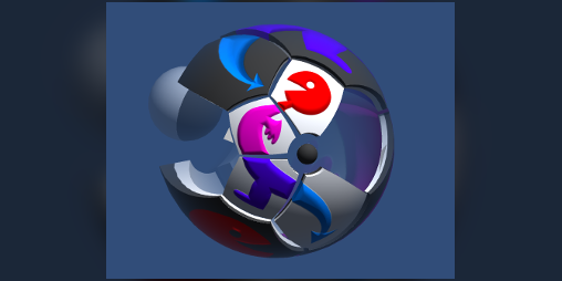 Cover image for Sfera - sliding puzzle in curved space
