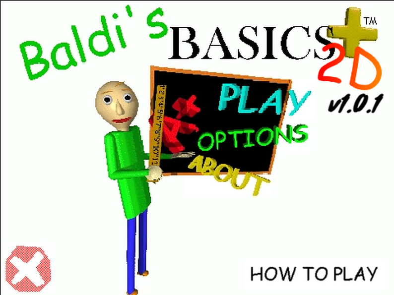 Baldi's Basics Plus 2d By Pixel Guy213