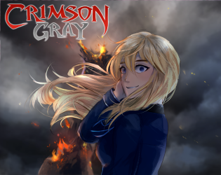 crimson gray nude