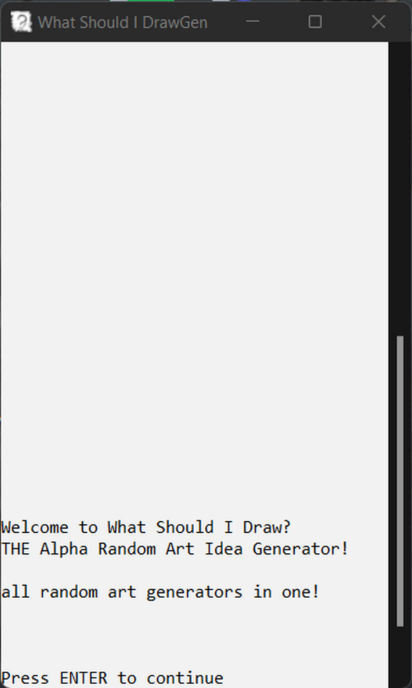 What Should I Draw? Random Art Idea Generator by KiwiSpit