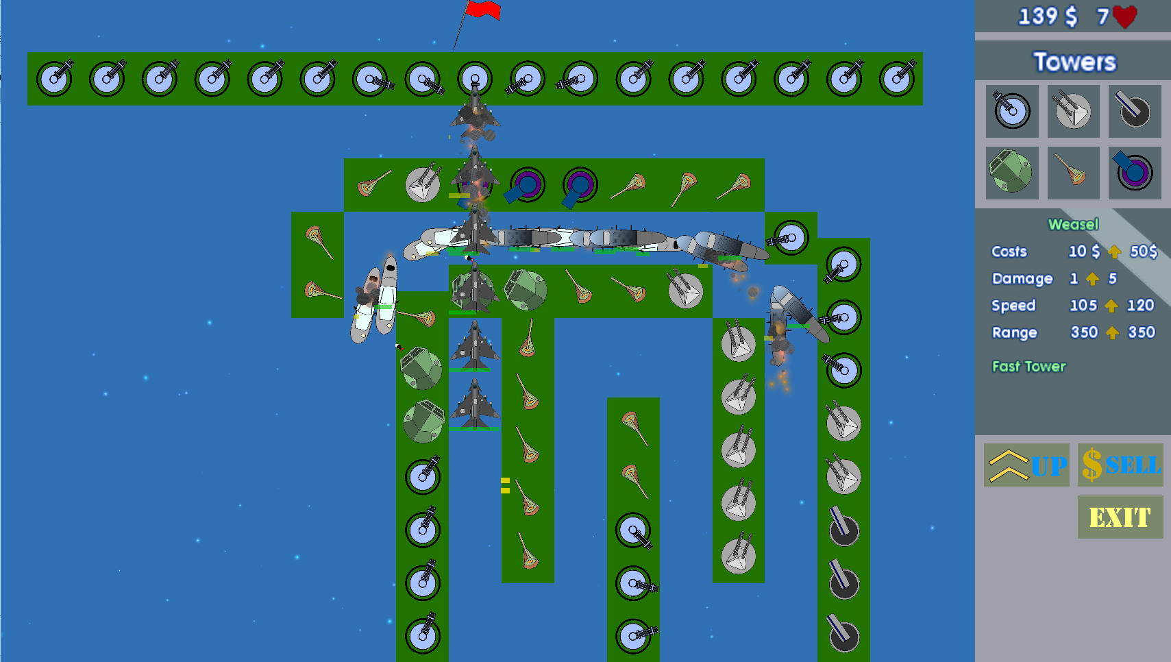 Roblox's tower defense simulator towers as bloons towers 1