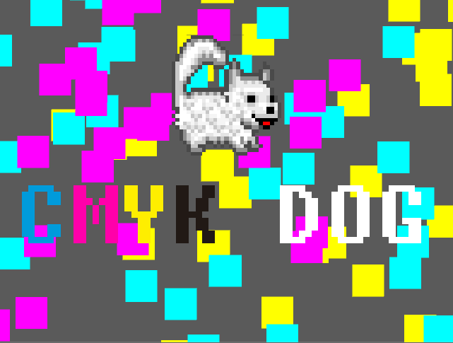 CMYK Dog