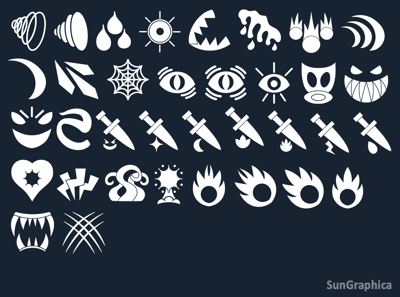 Game asset UI pack + Icon collection by SunGraphica