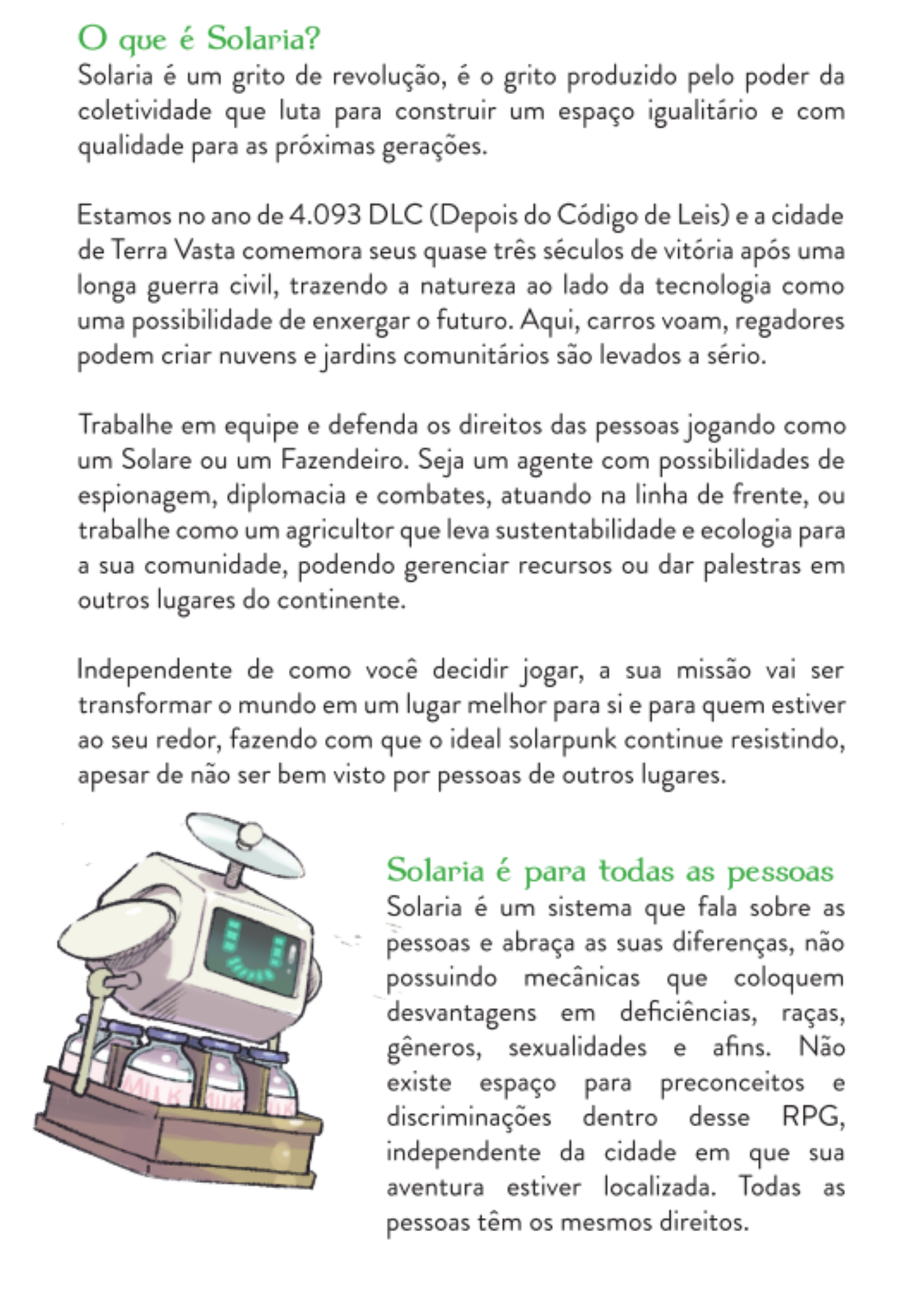 Solaria RPG e o Solarpunk - Conheça o Jogo 