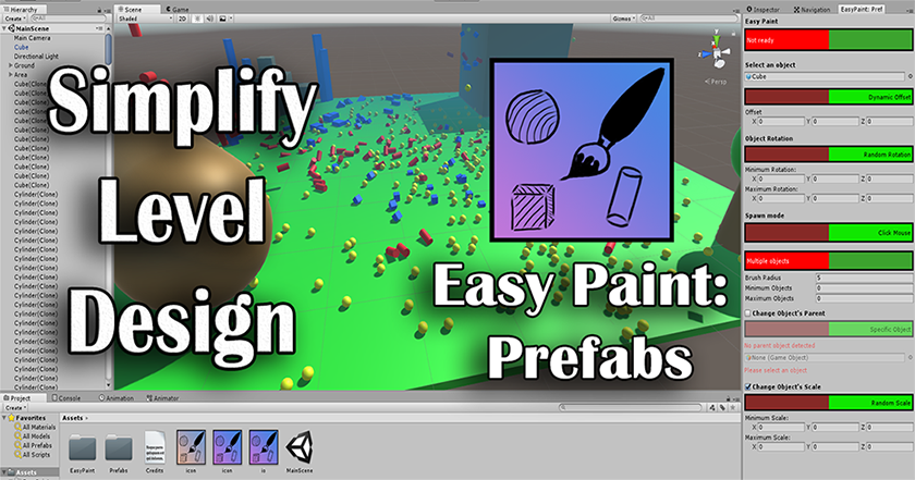 Easy Paint: Prefabs for Unity3d