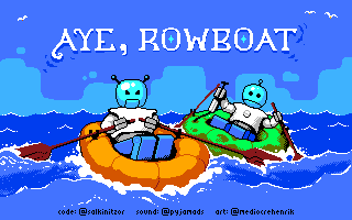 Cover image for AYE, ROWBOAT