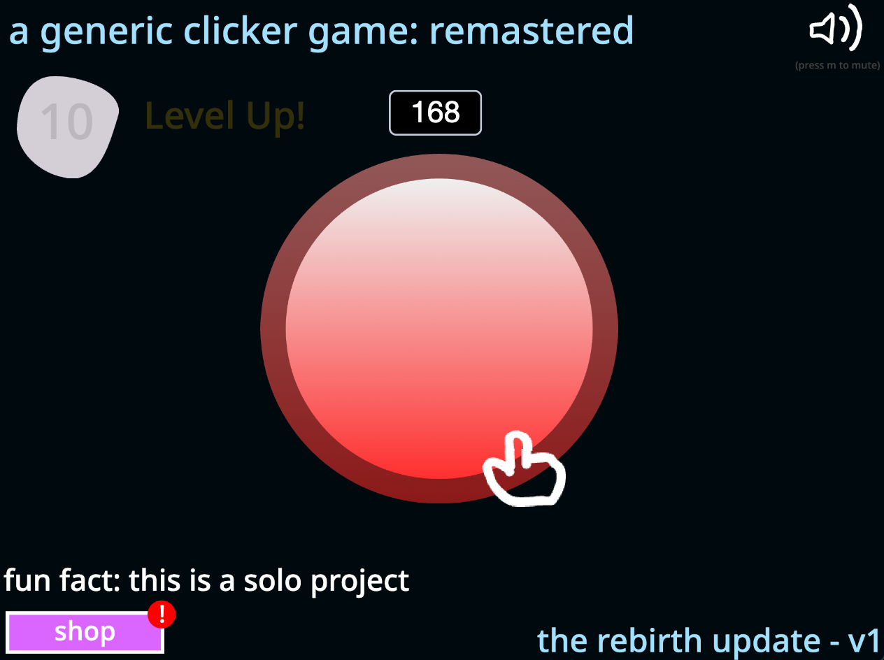 Generic Clicker Game by Emilypartcat