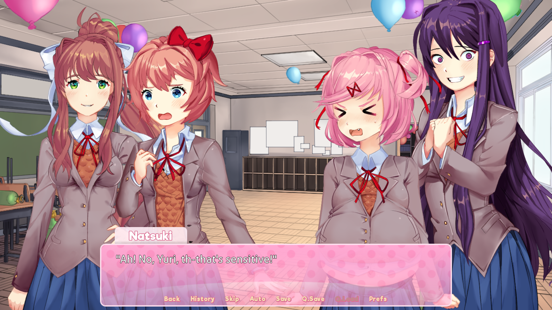 Monika asks me about Attractiveness  Monika After Story DDLC Mod  (Android ) 