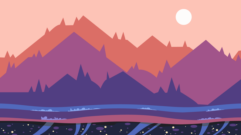 cute 2D Hills BACKGROUND pt2 by v.rozenfeld