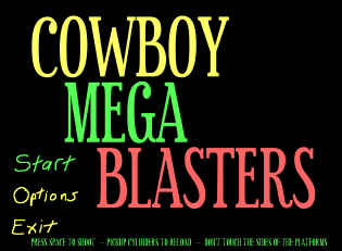 Cover image for Cowboy Mega Blasters