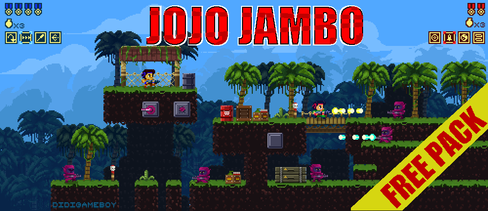 Jambo Jungle Free Sprites Asset Pack