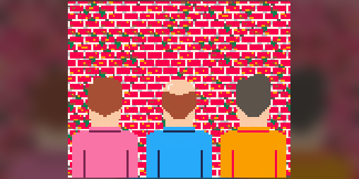 Cover image for Sit In A Row and Look At The Wall