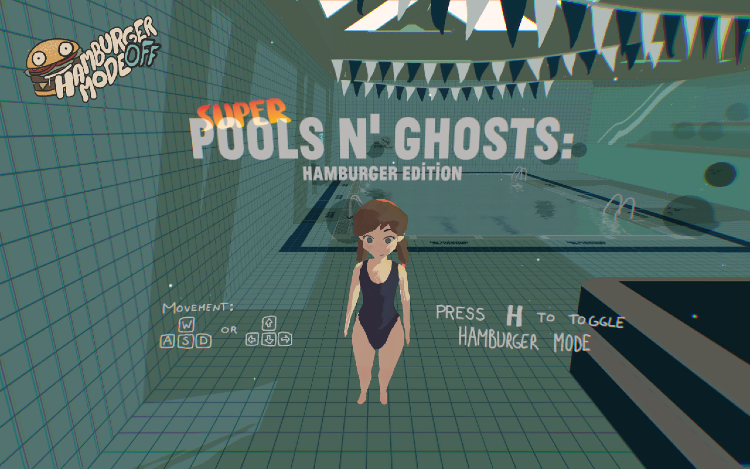Cover image for Super Pools n' Ghosts: Hamburger Mode Edition