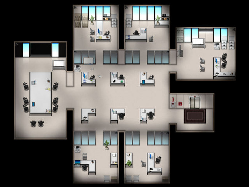 KR Skyscraper Tileset for RPGs by Kokoro Reflections