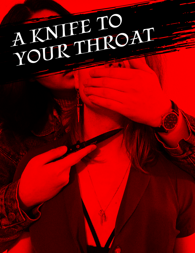 A Knife to Your Throat by Takuma Okada