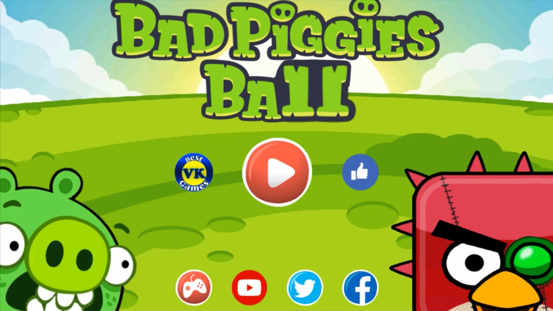 Bad Piggies Ball - Red Ball 4 Mod - VKG by BestGamesVK